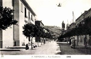 Nemours - Rue Gambetta - 1943